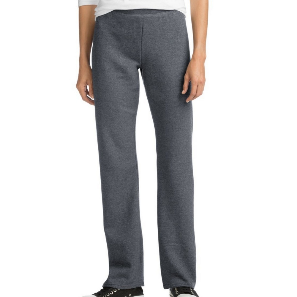 NWT Hanes Open-Leg Fleece Sweatpants Sz Medium